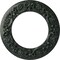 Ekena Millwork Ribbon with Bow Medallion (Canopies up to 7 1/2"), 12 1/4"OD x 7 1/2"ID x 7/8"P, Painted Turtle CM12RIPTC - alternate 1